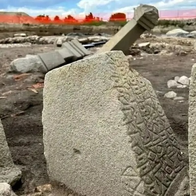 A 2,500-Year-Old Temple Was Revealed During Road Construction! | Photo