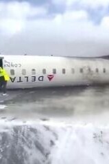 Terrifying and Deadly Moment of a Canadian Passenger Plane Overturning + Video