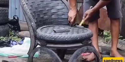 Creativity Time: Make a Yard Chair from a Motorcycle Tire – Easily Build a Comfortable Seat for Your Yard + Video