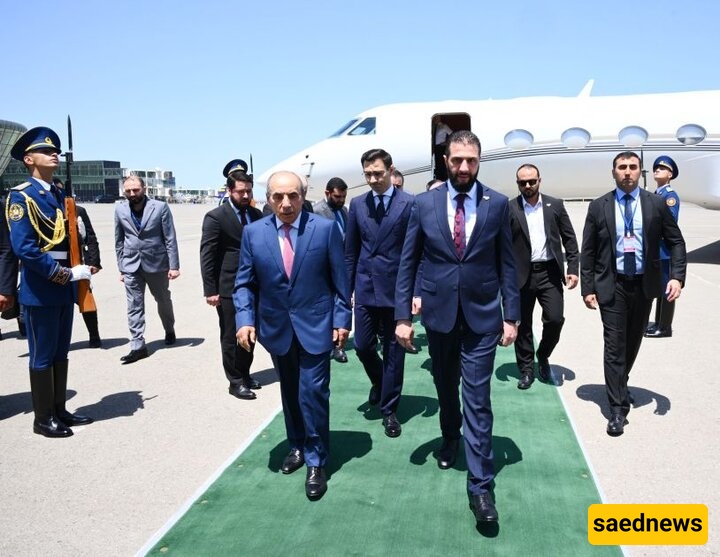 Syria's Ahmed al-Sharaa in Baku For Talks