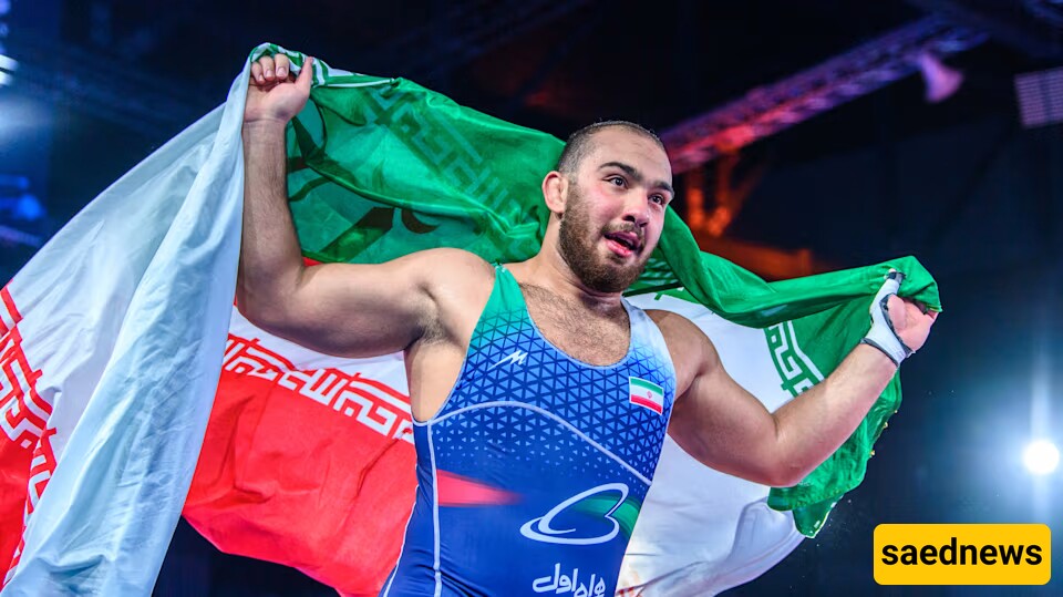 Iran's Zare Clinches Silver Medal in Freestyle Wrestling at 2024 Olympics!