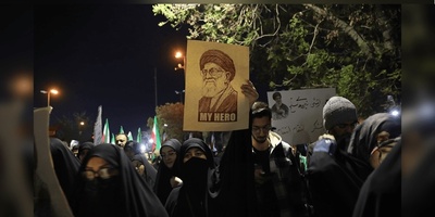 Women March Through Rain in Tehran Nights After Leader’s Death