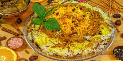 How to Make Reshteh Polo with Qeema-Aloo Stew