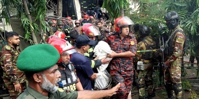At Least 19 Killed In Bangladesh Air Force Jet Crash