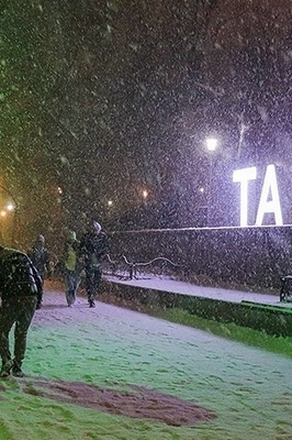 Tabriz Under a Blanket of Snow