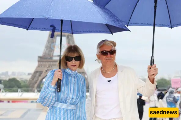 Anna Wintour and Baz Luhrmann