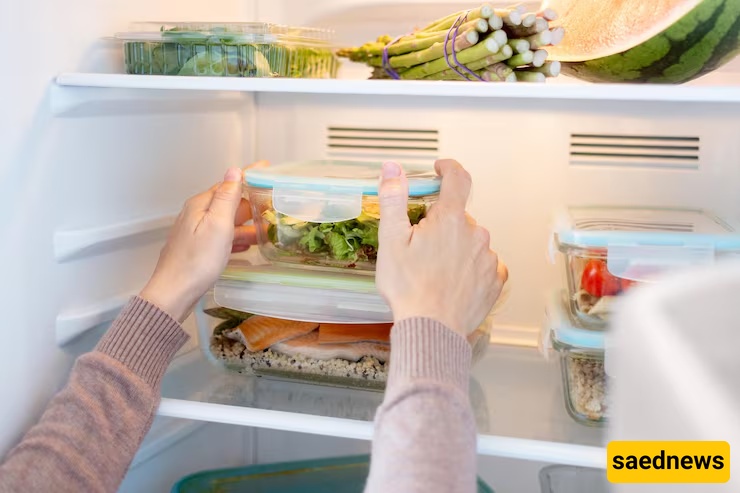 Store Food In Covered Containers