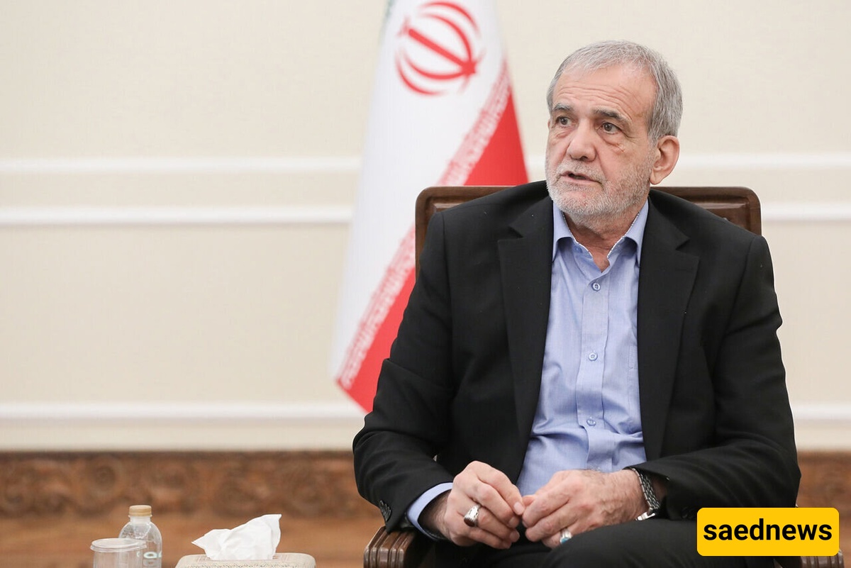 What did the eldest son of Iran’s President, Masoud Pezeshkian, whisper to his father in the middle of an interview broadcast yesterday?