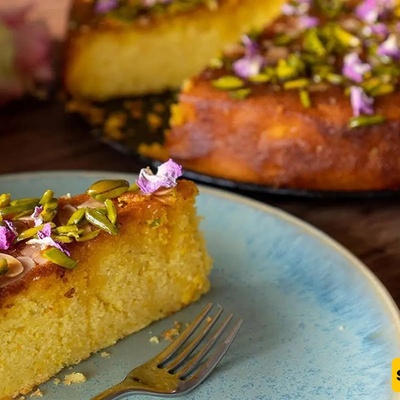 Saffron Yogurt Cake with Simple Ingredients: A Tea-Time Snack That Works Wonderfully with Tea