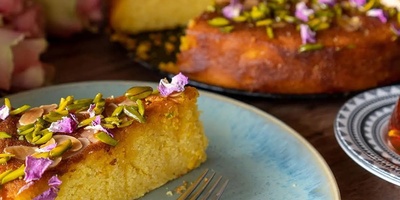 Saffron Yogurt Cake with Simple Ingredients: A Tea-Time Snack That Works Wonderfully with Tea