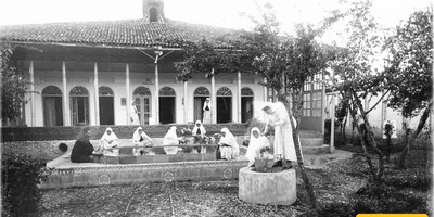 Restoration and Reconstruction of a Historical Photo of Esmat-od-Doleh House, Daughter of Naser al-Din Shah, Using Artificial Intelligence + Images