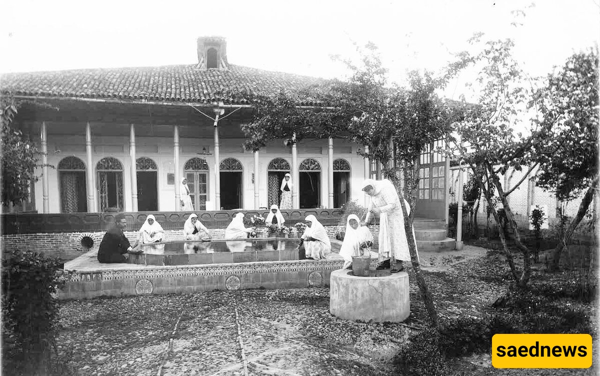 Restoration and Reconstruction of a Historical Photo of Esmat-od-Doleh House, Daughter of Naser al-Din Shah, Using Artificial Intelligence + Images