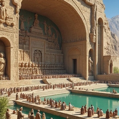 Masterpiece of Ancient Iranian Art in the Heart of the Zagros: The Rock Reliefs of “Taq Bostan” That Captivate Every Viewer