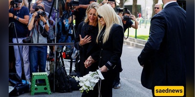 Mourners Pay Tribute at Public Viewing of Giorgio Armani's Coffin!