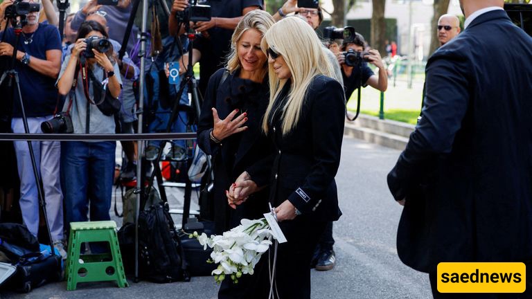Mourners Pay Tribute at Public Viewing of Giorgio Armani's Coffin!