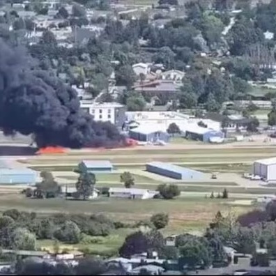 Plane Crashes Into Parked Aircraft at US Airport