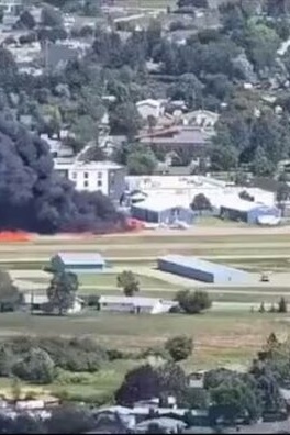 Plane Crashes Into Parked Aircraft at US Airport