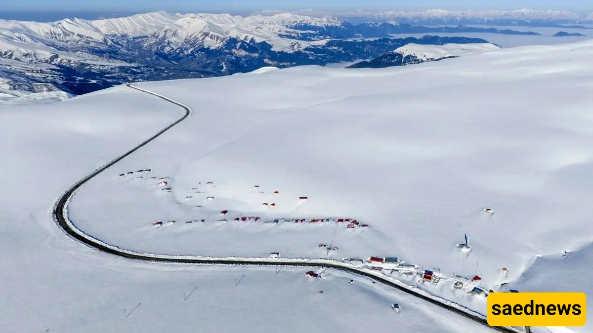 Spring Snowfall In Turkey