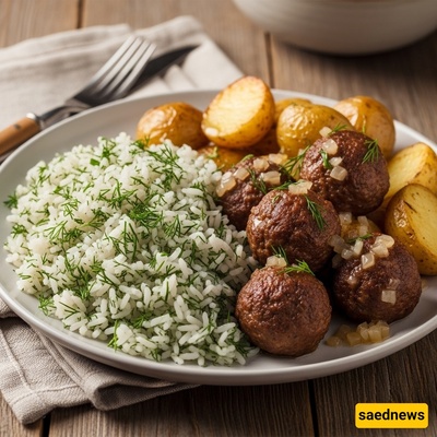 (Video) How to Make Elegant Dill Rice with Potatoes and Meatballs