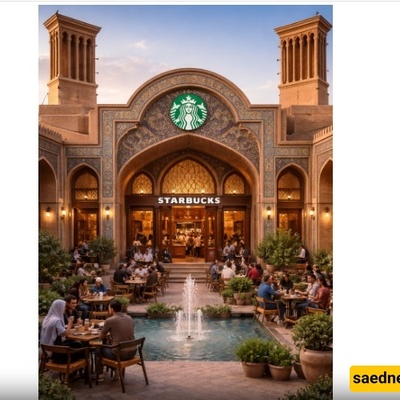 A Look at the Iranian Architecture of a Starbucks Café in the Heart of Yazd: The Pure Scent of Coffee Beneath the Windcatcher Arches