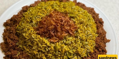 Recipe for Luxurious Saffron Baghali Polo with Ground Meat – A Must-Have for Your Table