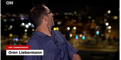 CNN reporter's surprise at Iran's missile attack on Jerusalem