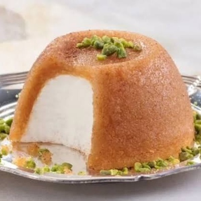 How to Make Semolina Flour Halva Ice Cream Dessert