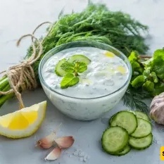 Calories in Yogurt and Cucumber: How many calories are in 100 grams of yogurt and cucumber?