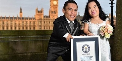 Lavish Wedding of the World’s Shortest Bride and Groom Who Made it into the Guinness World Records + Photos