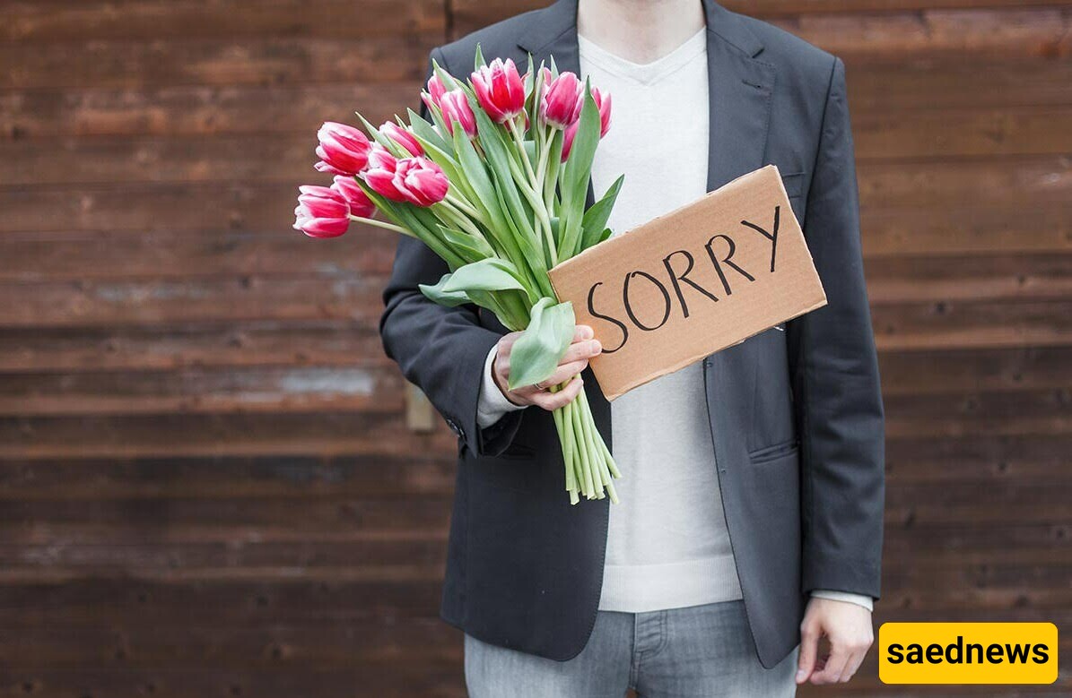 A cute gesture of apology