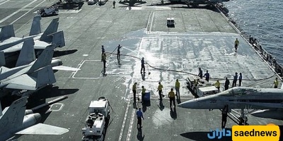 Claim by an English Media Outlet, Quoting Iranian Officials, Regarding the U.S. Aircraft Carrier Abraham Lincoln + Photo