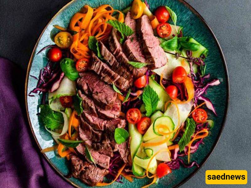 peppery steak salad