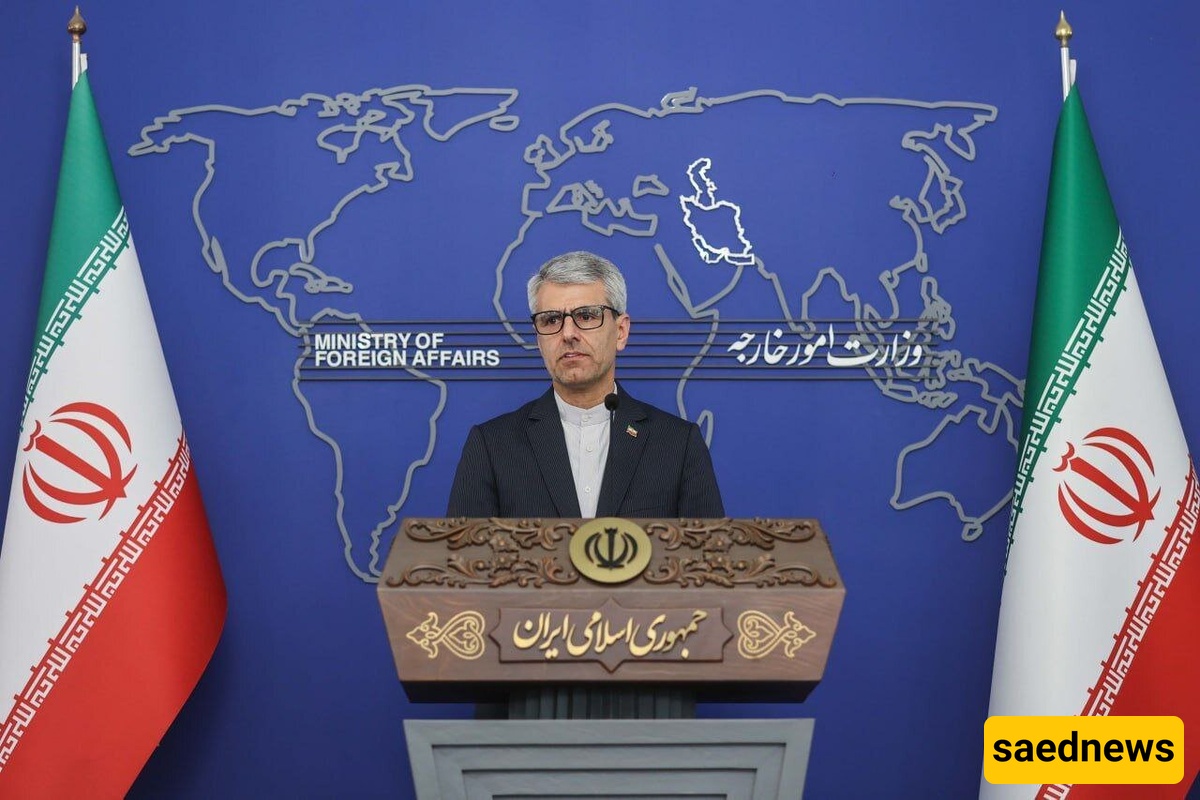 Baqaei: We Are Not Sure that the United States is Serious about Diplomacy