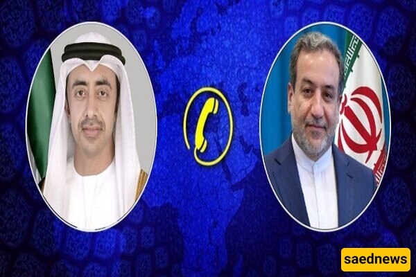 Iran and UAE Foreign Ministers Emphasize Strengthening Bilateral Relations