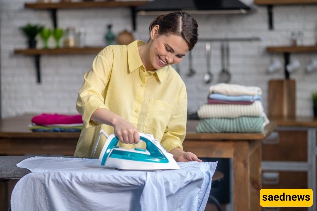 ironing clothes