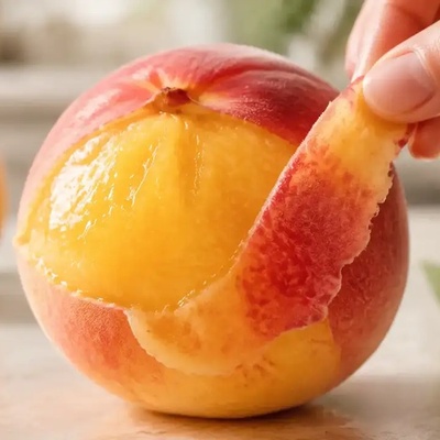How to Easily Peel Peaches Using the Thermal Shock Method