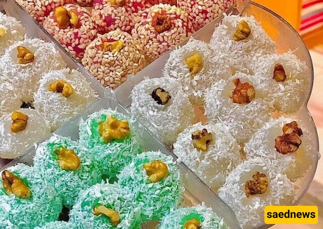 Iranian Desserts / How to Make Delicious and Authentic Walnut Baslog (Turkish Delight) at Home That Brings Back the Taste of the Past