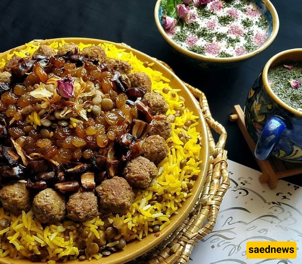 Simple Recipe for Lentil Rice with Meatballs – See the Rich Colors and Flavors of Iranian Cuisine! + Video