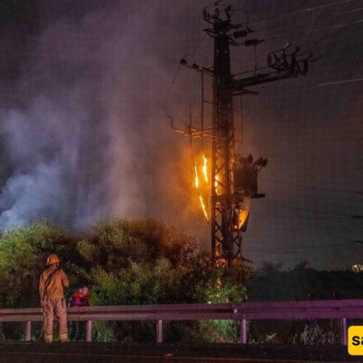 Fires, Explosions Hit Israeli Power Grid in Ramla