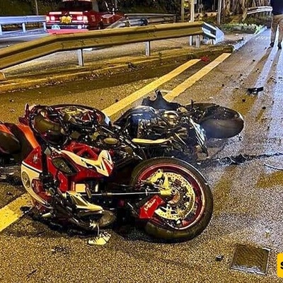 Controversial Photo of the Moment a Motorcyclist’s Soul Separates From His Body