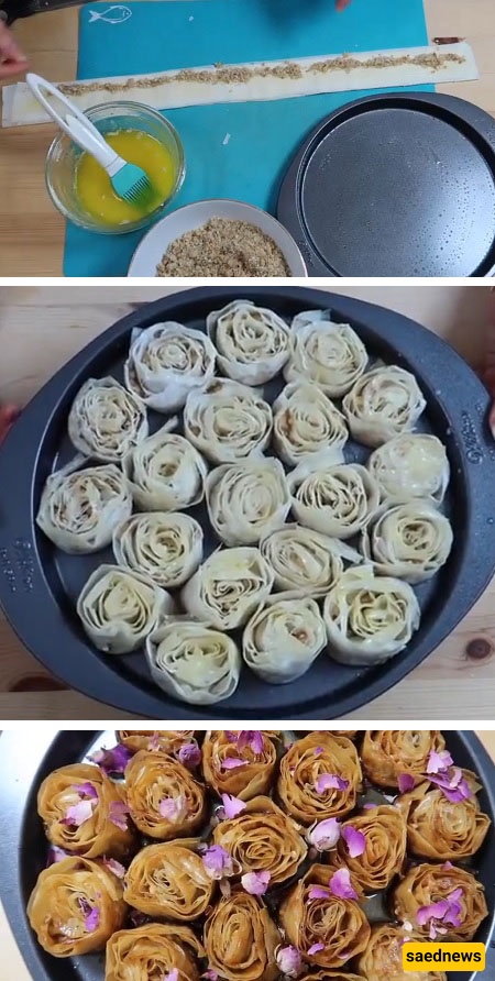 rose baklava