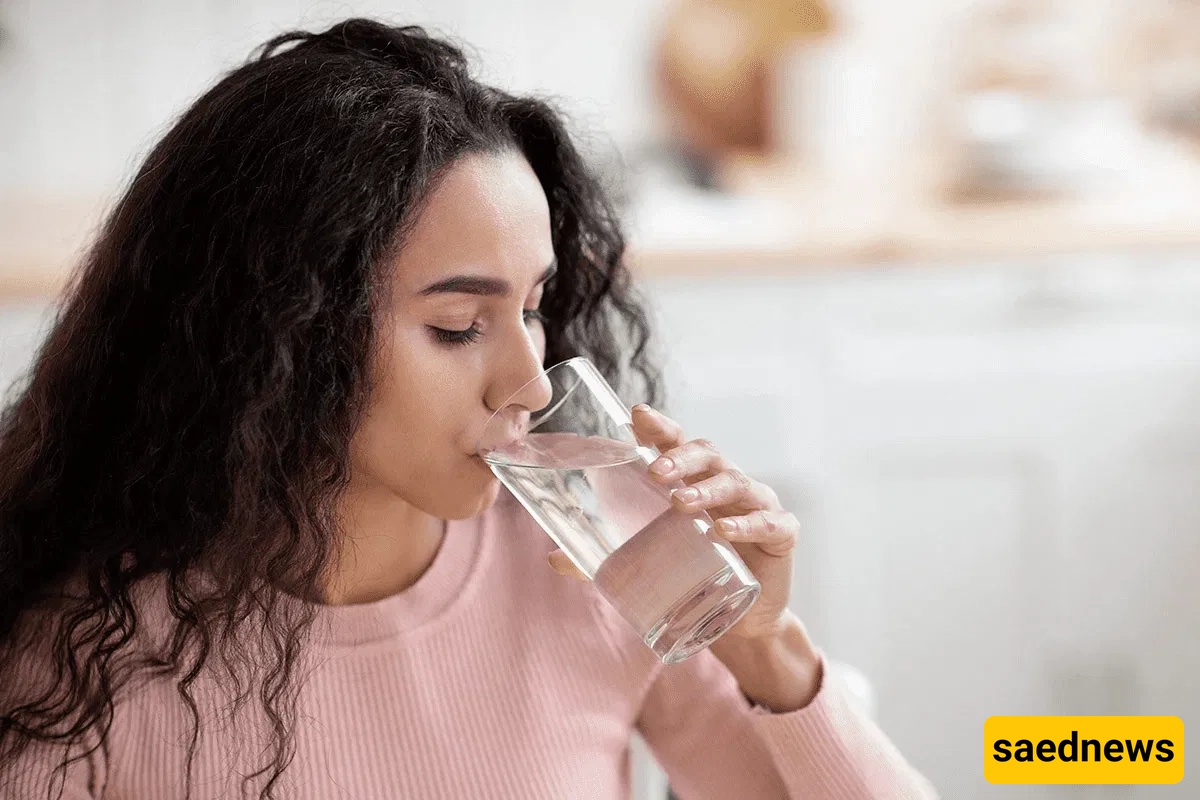 drinking water