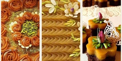 Attractive Ideas for Decorating Traditional Halva Using Simple Tools to Add Color and Charm to Your Party Table – Who Could Resist These!