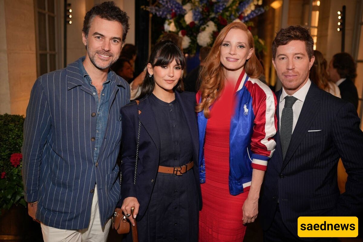 Gian Luca Passi de Preposulo, Nina Dobrev, Jessica Chastain and Shaun White