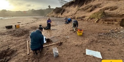 2,000-Year-Old Footprints Discovered During Dog Walk on Beach