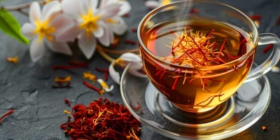 A great trick to make saffron more vibrant using ice