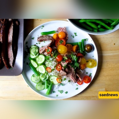 Garlic-Lime Steak & Noodle Salad — All The Pizza-Vibe, None Of The Fuss
