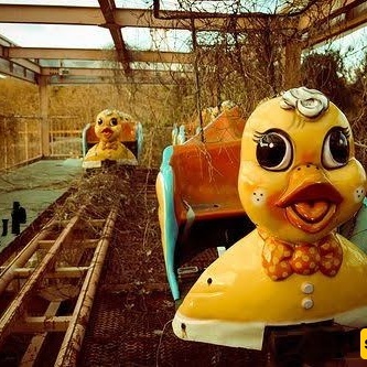 Okpo Land Amusement Park in South Korea