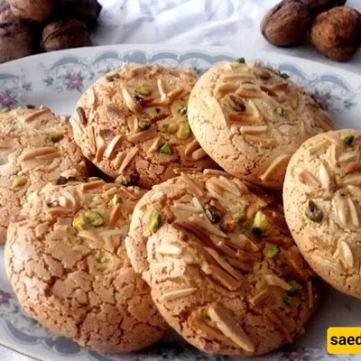 Elegant and Delicious Tabrizi Pastry for Nowruz: Walnut Qurabiya – A Recipe by a Professional Pastry Chef