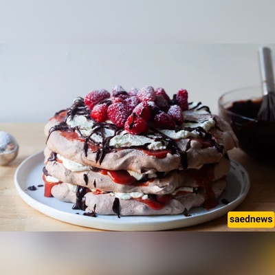 (VIDEO) I Built a Three-Tier Chocolate Raspberry Pavlova — It Took 4 Hours and Totally Paid Off!